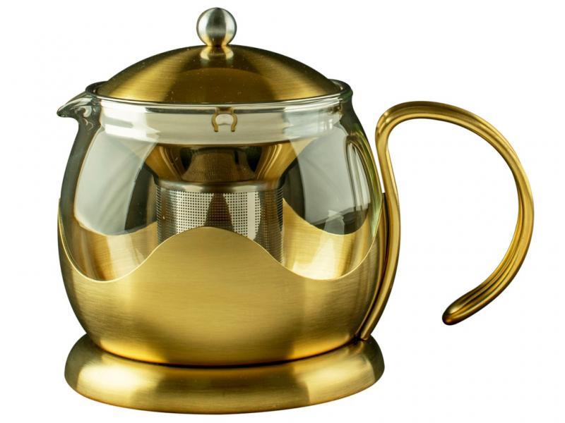 La Cafetiere Le Teapot  Brushed Gold